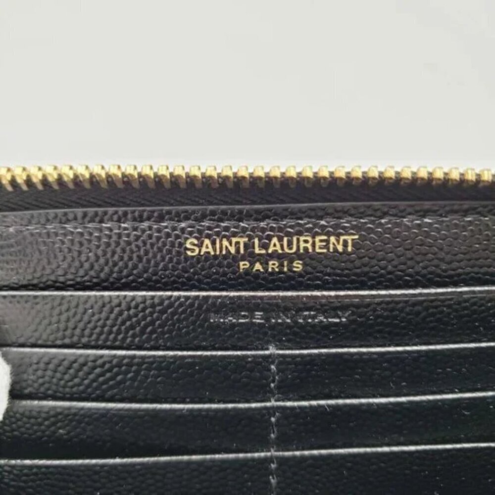 YVES SAINT LAURENT PARIS ZIPPY WALLET 375-080324 - Picture 10 of 11